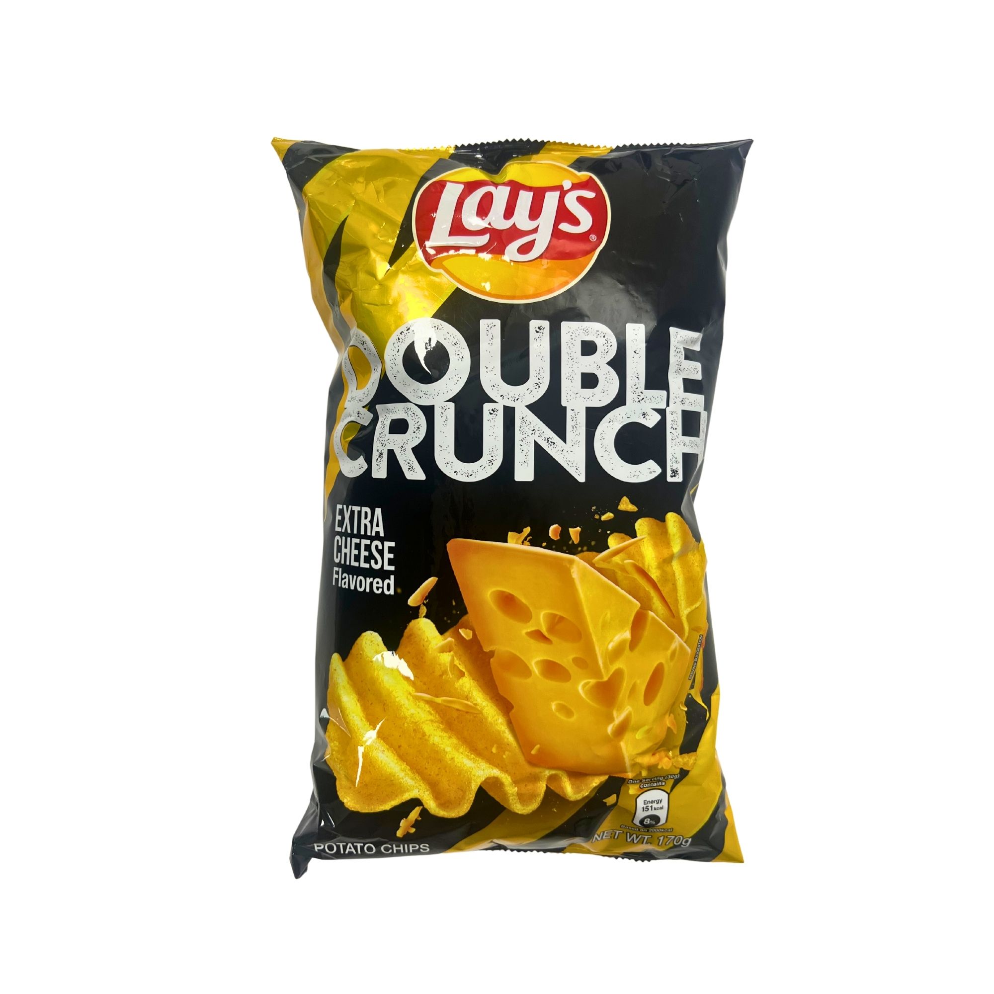 Lays Double Crunch Extra Cheese Flavor 170g Lays Double Crunch Extra Cheese Flavor 170g